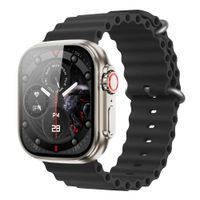 Reacondicionado: Smartwatch Roadtrip Watch S4 Ultra 49mm, llamada BT, IP67, SPo2, correa negra + correa naranja