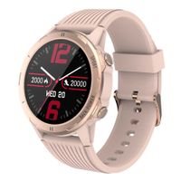 Reacondicionado: Smartwatch Roadtrip SW1360HGS almacena hasta 30 canciones, IP67, máx. 15 días, 7 modos deportivos, 1.28""(46mm) rosado + correa blanca