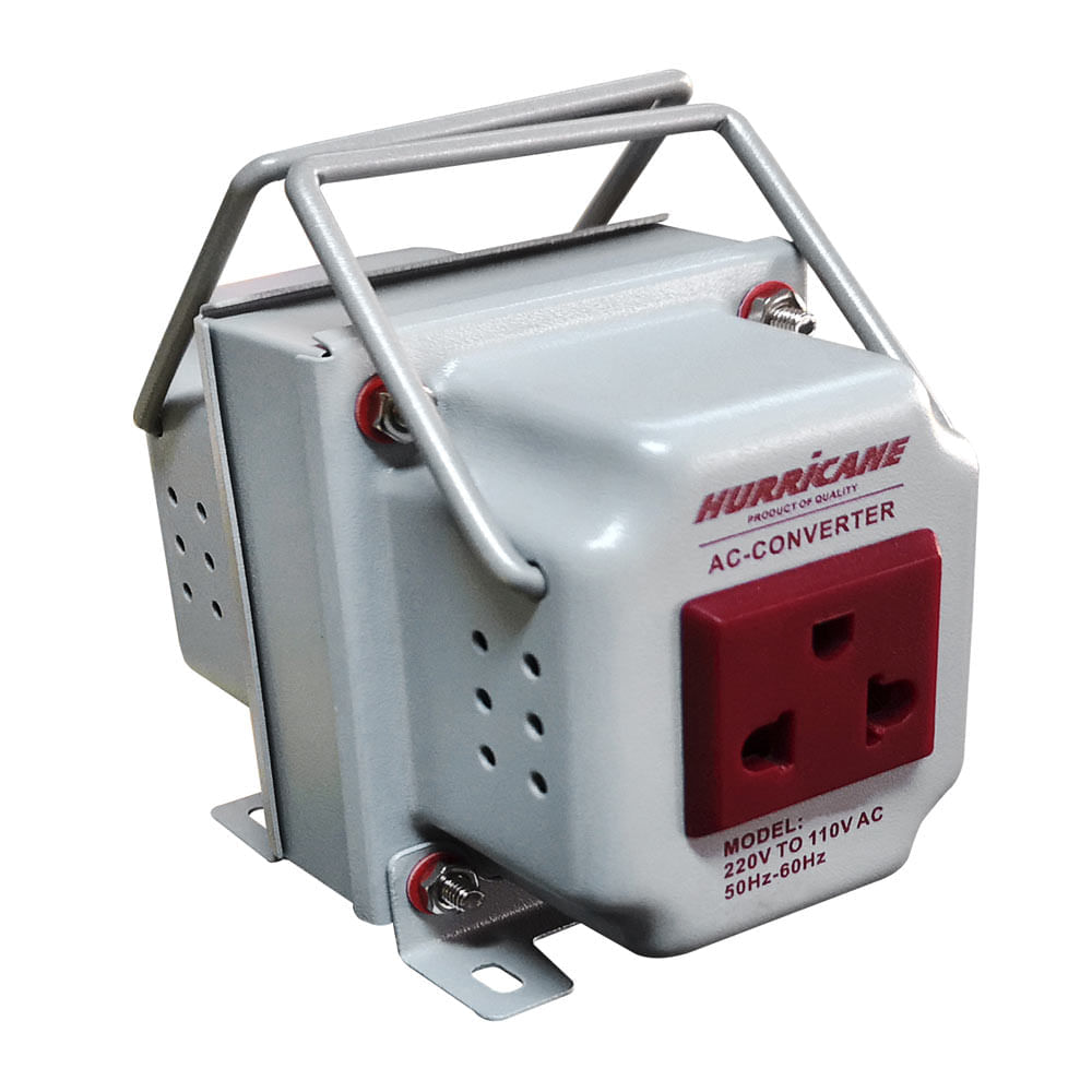 Imagen 2 del producto Reacondicionado: Transformador Hurricane TC-200 200w, 220-110V, toma universal, plomo