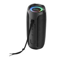 Reacondicionado: Parlante bluetooth Decibel Thunder 30W, IPX5, Radio FM/entrada Aux./MicroSD, Función TWS, Máx 20 horas de reproducción, negro
