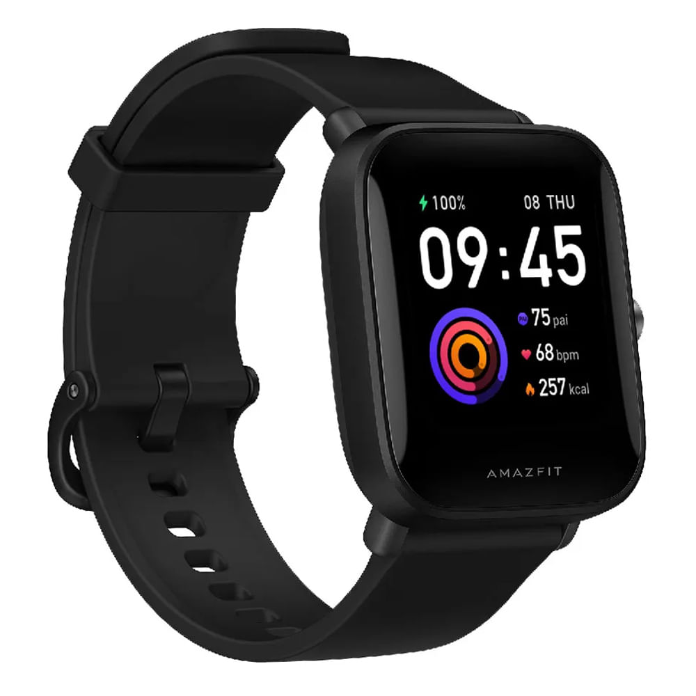 Imagen 2 del producto Reacondicionado: Smartwatch Amazfit Bip U Pro, Gps, resistente al agua 5ATM, máx 9 días, 60 modos deportivos, 1.43"", Negro