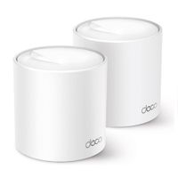 Sistema Wi-Fi Mesh TP-Link Deco X50 AX3000 pack x2, doble banda, 2402 Mbps, 574 Mbps, 3 puertos Gigabit, 2 antenas