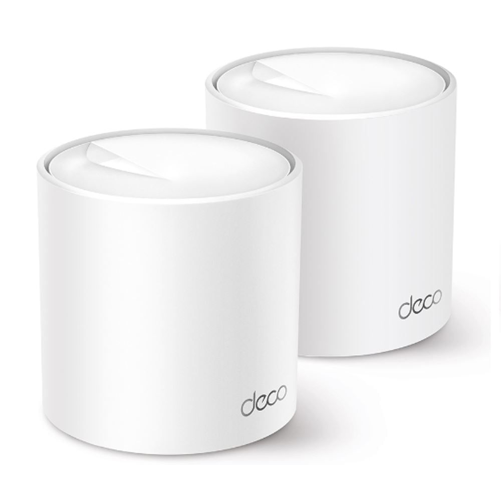 Sistema Wi-Fi Mesh TP-Link Deco X50 AX3000 pack x2, doble banda, 2402 Mbps, 574 Mbps, 3 puertos Gigabit, 2 antenas