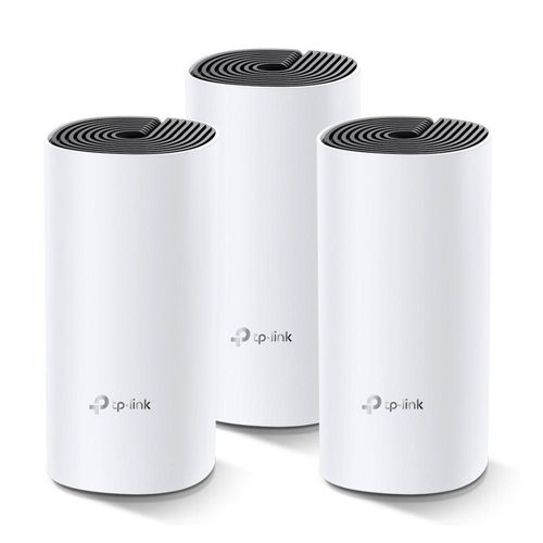 Sistema Wi-Fi Mesh TP-Link Deco M4 AC1200 pack x3, doble banda, 300 Mbps, 867 Mbps, 2 puertos Gigabit, 2 antenas internas