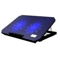 Cooler para Laptop Nuoxi S200, 5 niveles de altura, 2 puertos USB - Negro