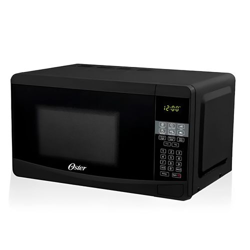 Microondas Oster POGKEW2702G 700W, capacidad 20 litros, 10 niveles de potencia, negro