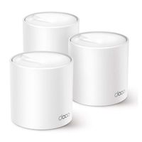 Sistema Wi-Fi TP-Link Mesh, Deco X50, 3 pack, puertos Gigabit, impulsado por IA, AX3000, blanco