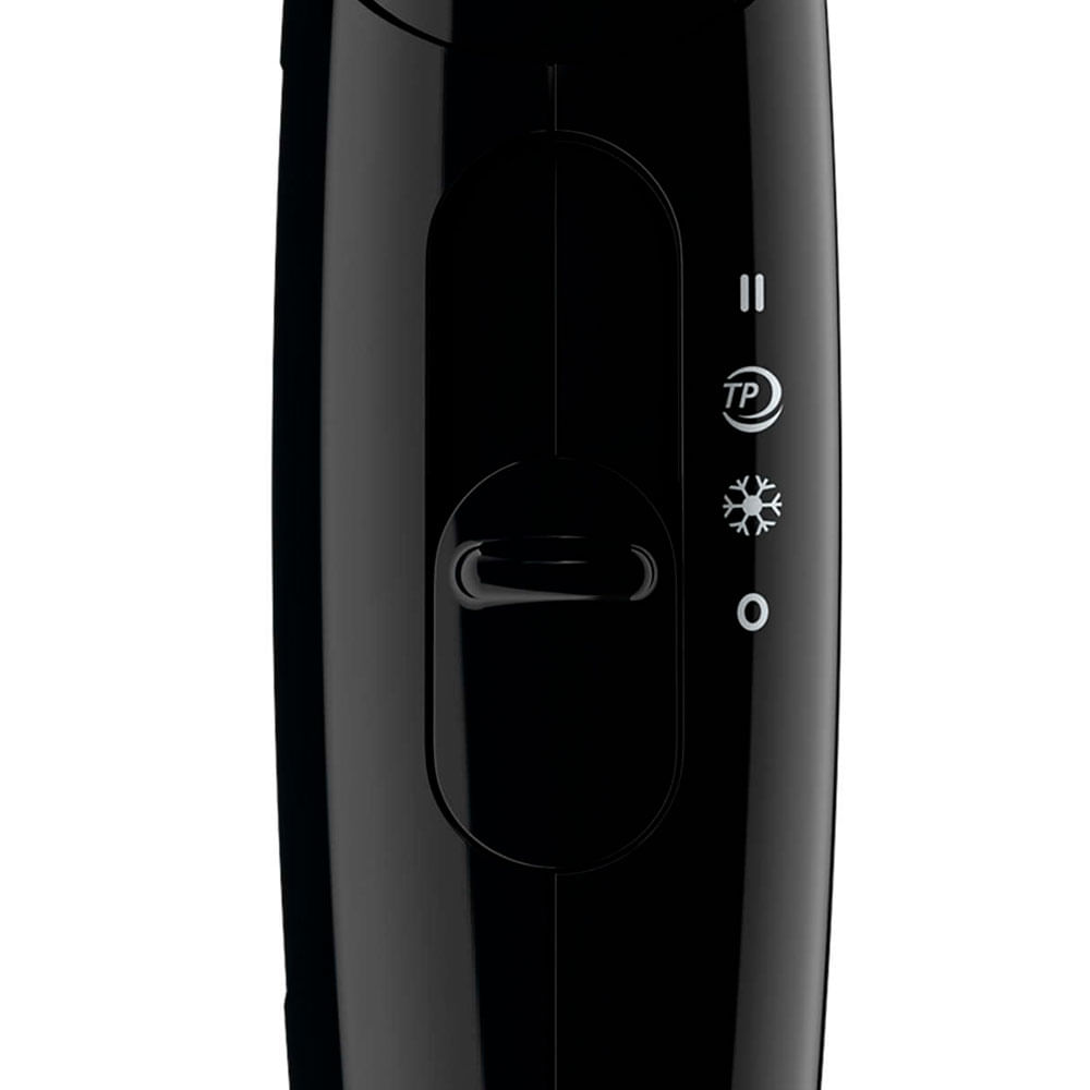 Imagen 2 del producto Secador de cabello Philips BHC010-10 1200W, 3 velocidades, cable 1.5 m, negro