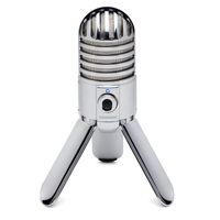 Micrófono Samson K669 Meteor Mic de condensador, cardioide, alámbrico, conexión USB, 20Hz-20kHz, plateado