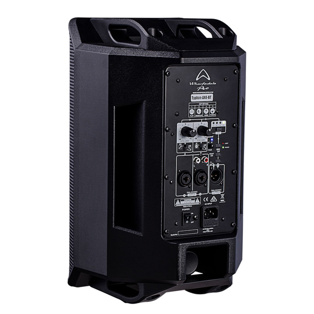 Imagen 2 del producto Parlante activo bluetooth Wharfedale Typhon-AX15-BT 15"" 770W, 4 posiciones DSP, resistente al agua IP54, negro