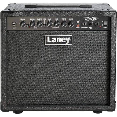 Amplificador de guitarra eléctrica Laney LX35R 35W, 2 canales, EQ de 3 bandas, negro
