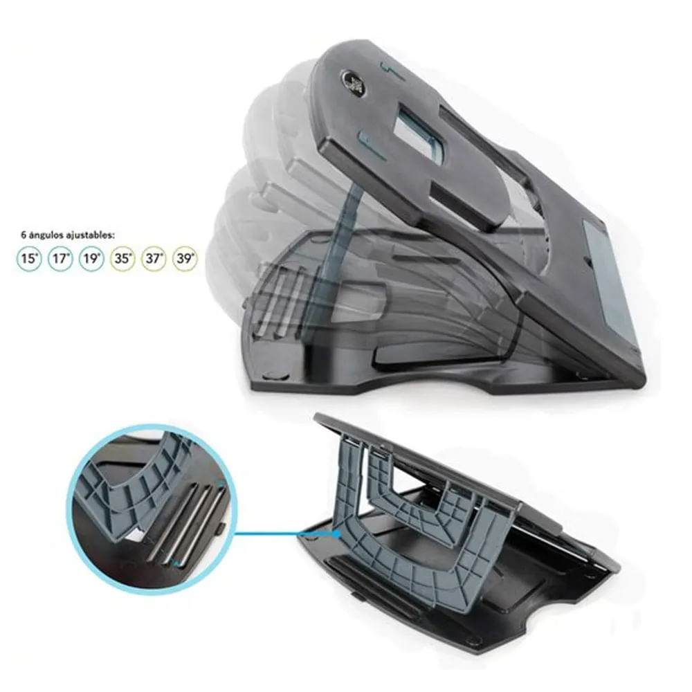 Imagen 2 del producto Soporte para tablet Max Smart 10""-17"", negro (reempacado)