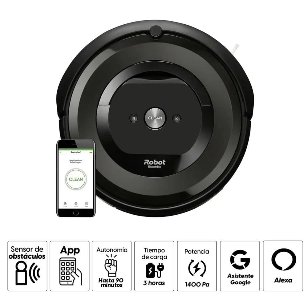 Imagen 2 del producto Aspiradora iRobot Roomba E5 control Alexa o Google Assistant (reempacado)