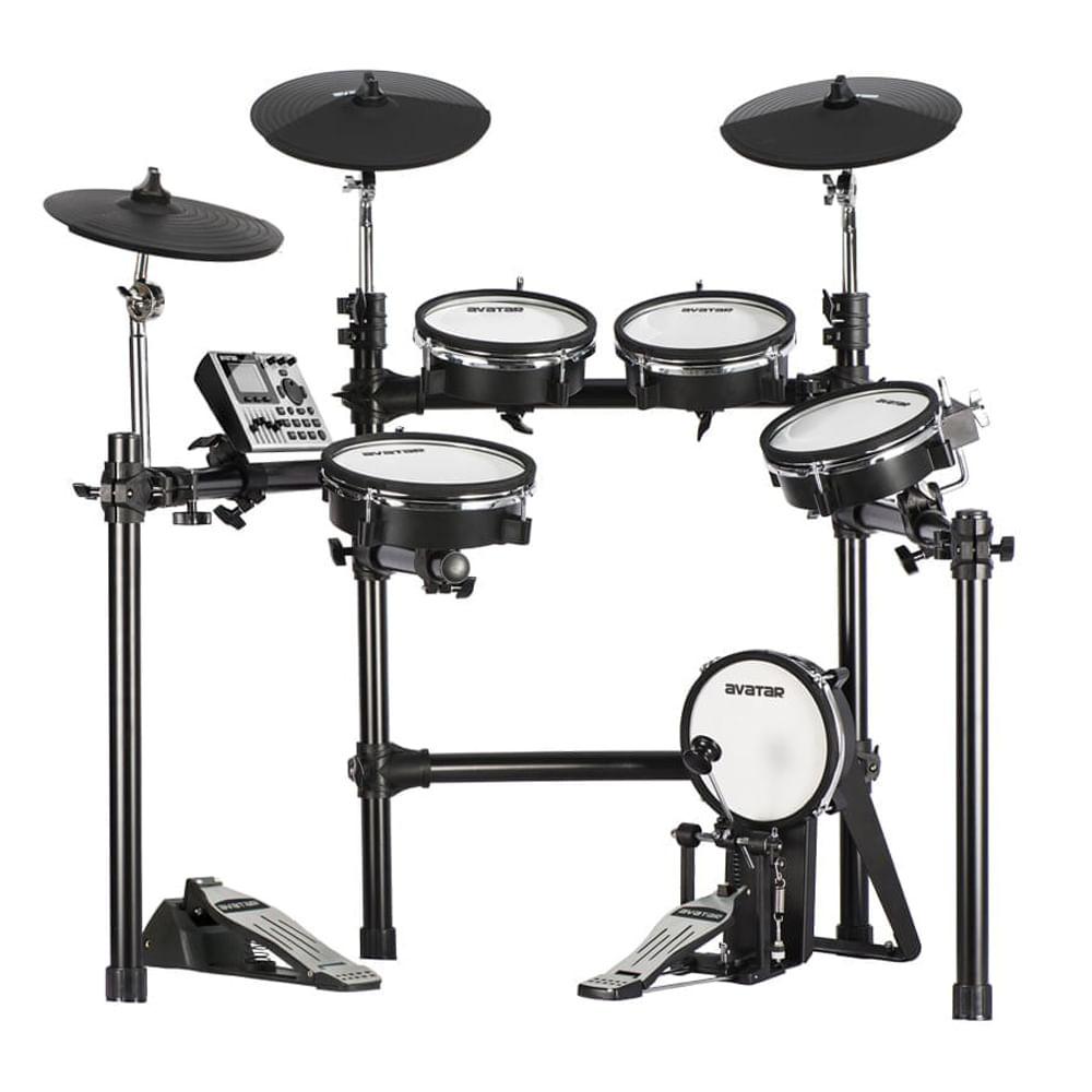 Batería electrónica Avatar SD201-1S 30 kits, negro