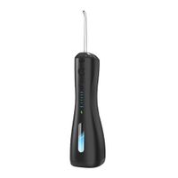 Irrigador Bucal Tech Care 6 Modos + 4 Boquillas con estuche de regalo, Negro