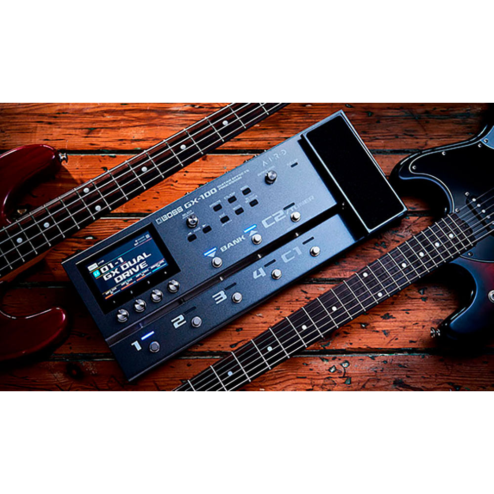 Imagen 2 del producto Pedalera multiefectos Boss GX-100 150 efectos BOSS, 23 tipos de amplificador, pantalla LCD, negro