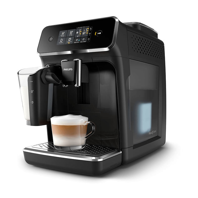 Imagen 2 del producto Cafetera Espresso Philips LatteGo EP2231/42 1500W, capacidad 1.8 litros, pantalla táctil, negro