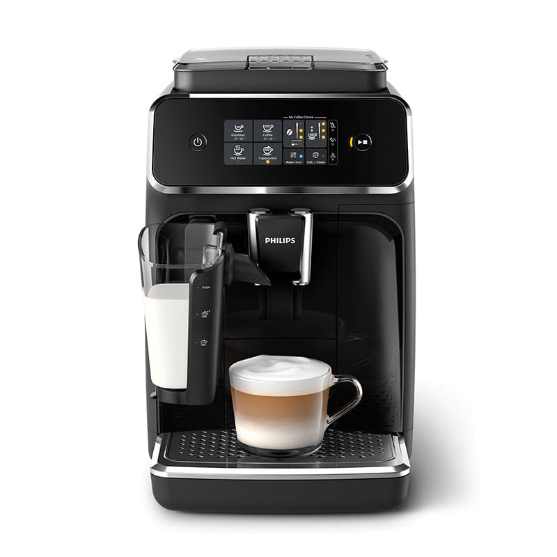Cafetera Espresso Philips LatteGo EP2231/42 1500W, capacidad 1.8 litros, pantalla táctil, negro