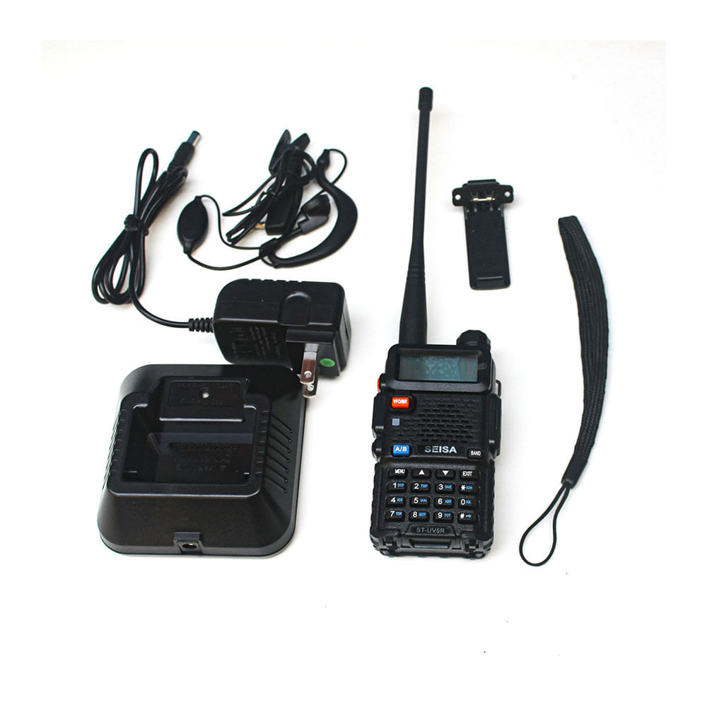 Imagen 2 del producto Radios Walkie Talkie Profesional, ST UV5R Seisa, 128 Canales 10km Alcance