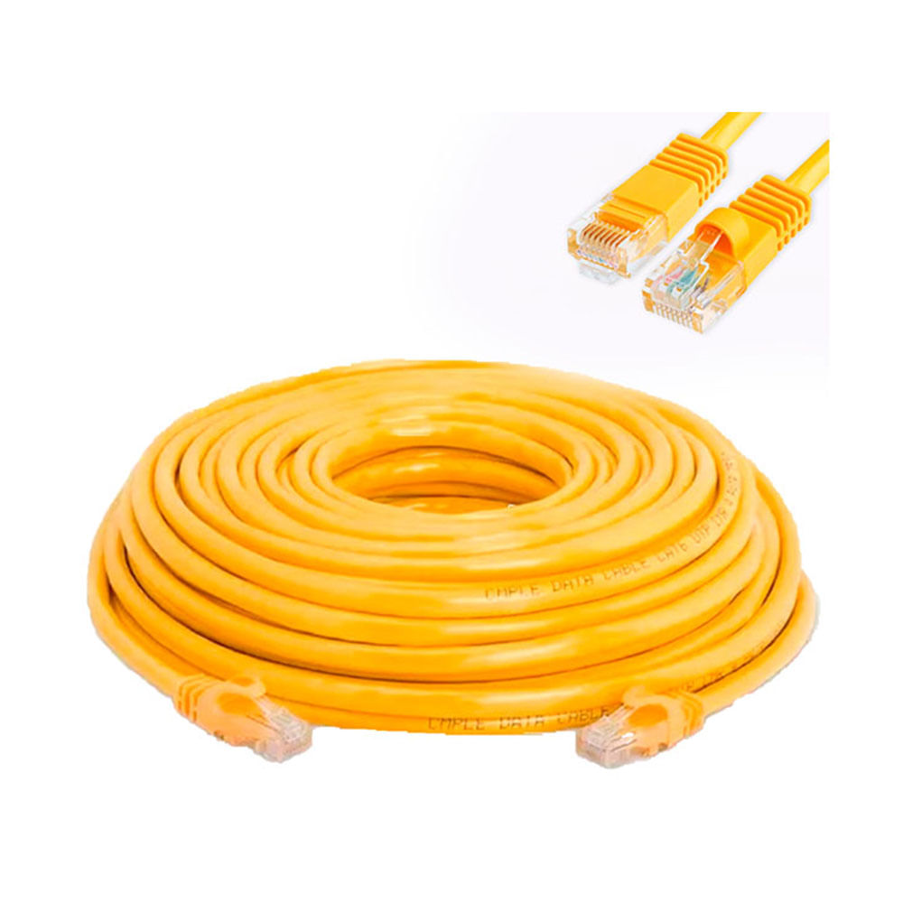 Cable De Red 30 Metros, Cat6E Alta Velocidad, Oferta X2 Unidades