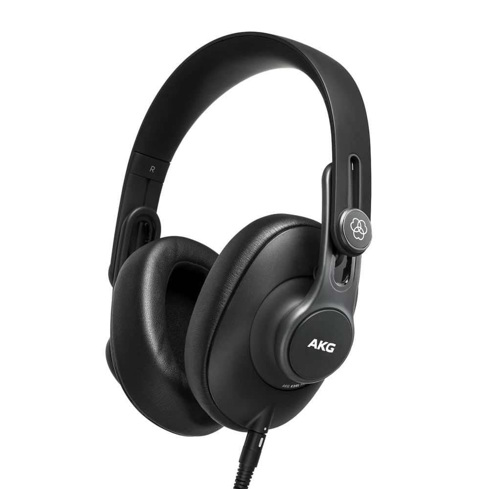 Audífonos de estudio profesional AKG K361 almohadillas acolchadas, cable de 3 metros, conector 3.5 mm, negro