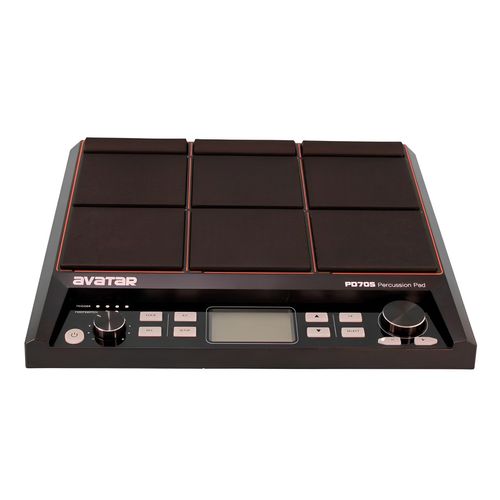 Pad de percusión electrónica Avatar PD705 1G 9 pads, 608 sonidos, 3 modos, negro