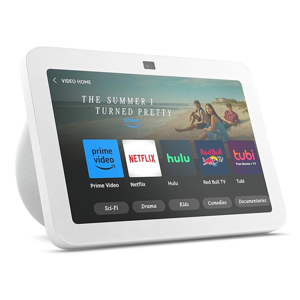 Altavoz inteligente Amazon Echo Show 8 (3ra Gen) Alexa español e inglés, blanco