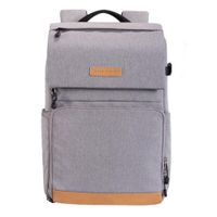 Mochila para cámara fotográfica K&F Concept  KF13.104v1 capacidad 22 litros, nylon, gris