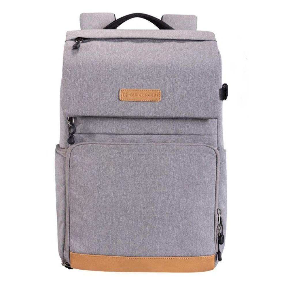 Mochila para cámara fotográfica K&F Concept  KF13.104v1 capacidad 22 litros, nylon, gris