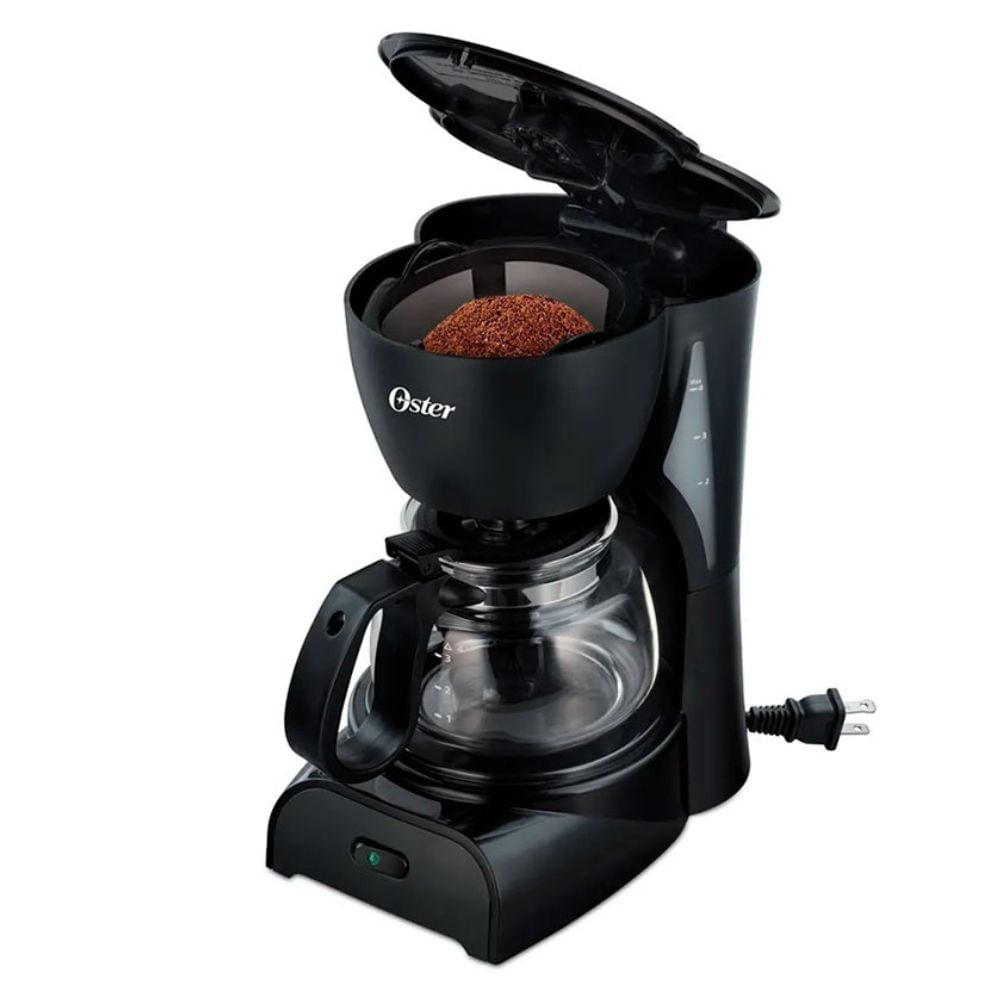 Imagen 2 del producto Cafetera Oster BVSTDCDR5B 730W, capacidad 4 tazas, filtro lavable, negro