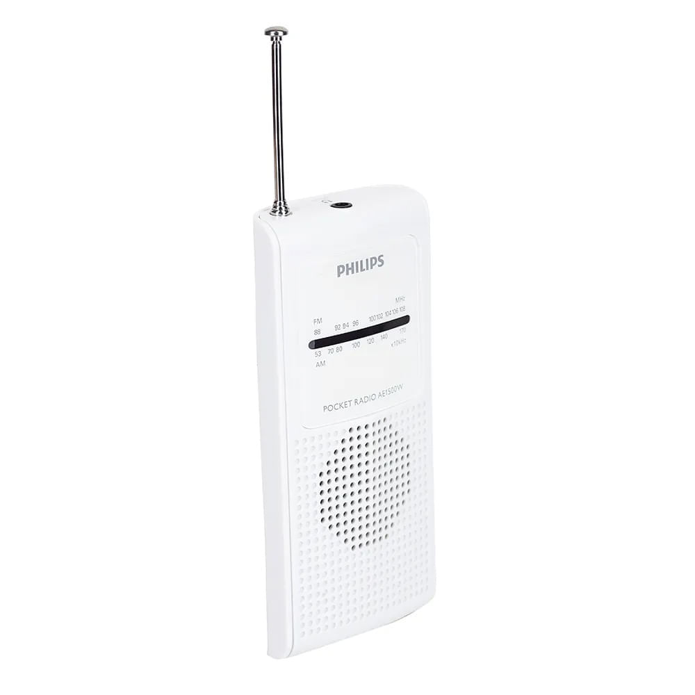 Imagen 2 del producto Reacondicionado: Radio Portátil Philips AE1500, sintonizador AM/FM, altavoz integrado, entrada 3.5mm, negro