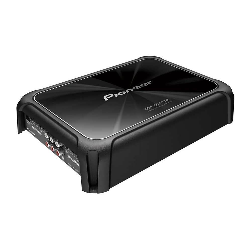 Amplificador Pioneer GM-D9704 1600W, 4 canales puenteable, RCA, negro