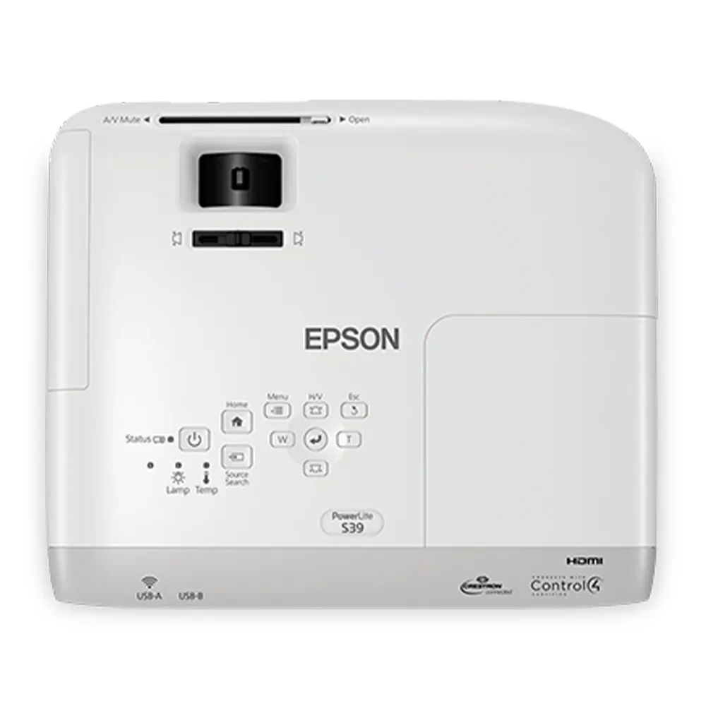 Imagen 2 del producto Reacondicionado: Proyector multimedia fijo Epson Power Lite S39  3300 lúmenes, 100""