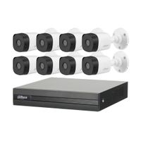 Kit de seguridad Dahua 8 cámaras 1080P + dvr 8ch + disco duro 1TB (reempacado)