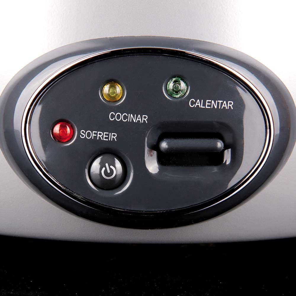 Imagen 2 del producto Olla arrocera Thomas TH-36PF 900W, 2.2 litros, interior antiadherente, gris (reempacado)