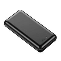 Reacondicionado: Batería externa Coolbox GMobile inalámbrica, 20000 mAh, 20W, 1 puerto tipo c, 1 puerto micro usb, 2 puerto usb, negro