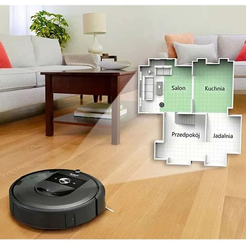 Imagen 2 del producto Reacondicionado: Aspiradora iRobot Roomba i7 autonomía 90 minutos, control Alexa o Google Assistant, negro