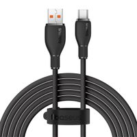 Cable USB Tipo-C a USB Baseus 100W, 2m, TPE, negro