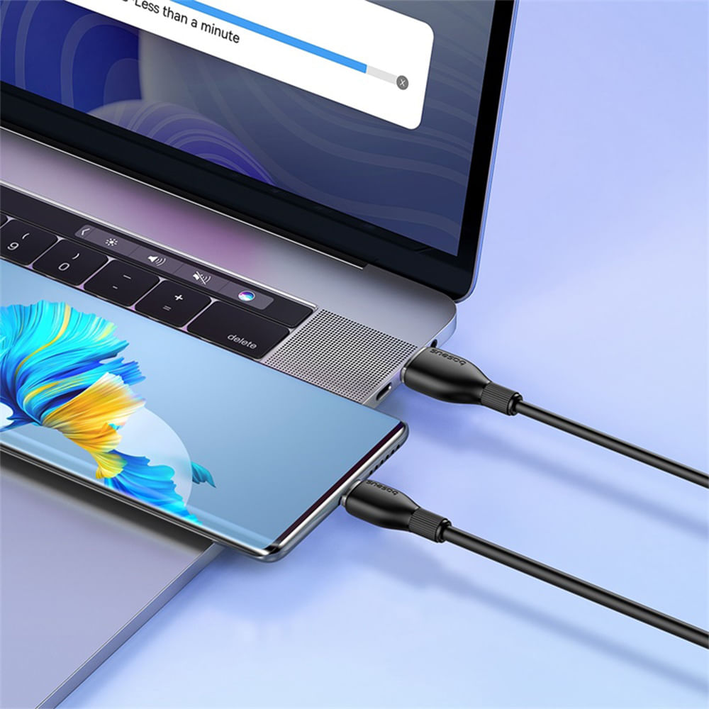 Imagen 2 del producto Cable USB Tipo-C a USB Baseus 100W, 2m, TPE, negro