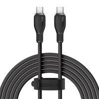 Cable USB Tipo-C a Tipo-C Baseus 100W, 2m, TPE, negro