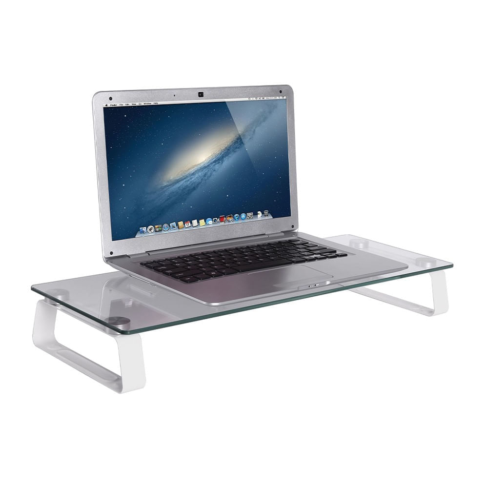 Imagen 2 del producto Reacondicionado: Rack soporte para monitor Brateck de vidrio templado 56 x 21 x 8cm