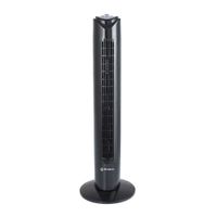 Reacondicionado: Ventilador de torre Imaco 3 velocidades, 50W, giro oscilatorio