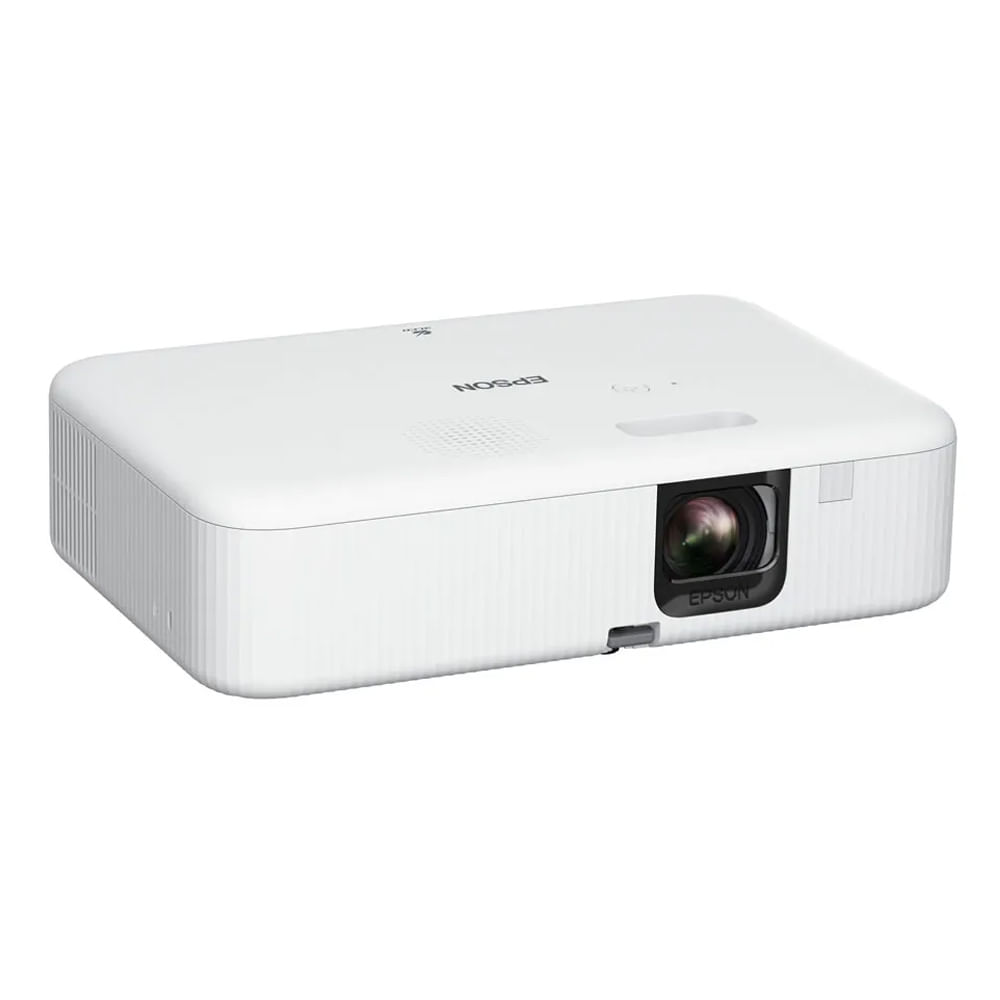 Proyector portátil Epson EpiqVision FH02 Full HD, altavoz integrado, smart streaming inalámbrico,  3000 lm, 300", control por voz, USB A/C, blanco
