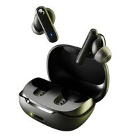 Smokin' Buds: Audífonos bluetooth True Wireless Skullcandy resistente al agua IPX4, duración máx. de 8 horas, negro (reempacado)