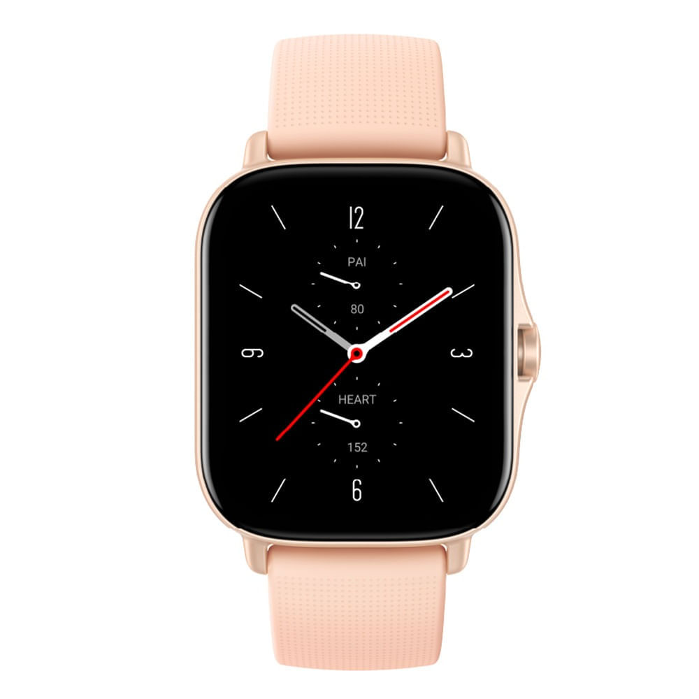 Imagen 2 del producto Reacondicionado: Smartwatch Amazfit GTS 2, resistente al agua 5ATM, batería hasta 7 días, 90 modos deportivos, 1.65"", recibe/contesta llamadas, rosado