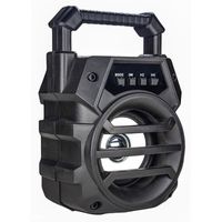 Reacondicionado: Parlante bluetooth Izuum Portátil 3W, radio FM integrada, conexión usb y luces