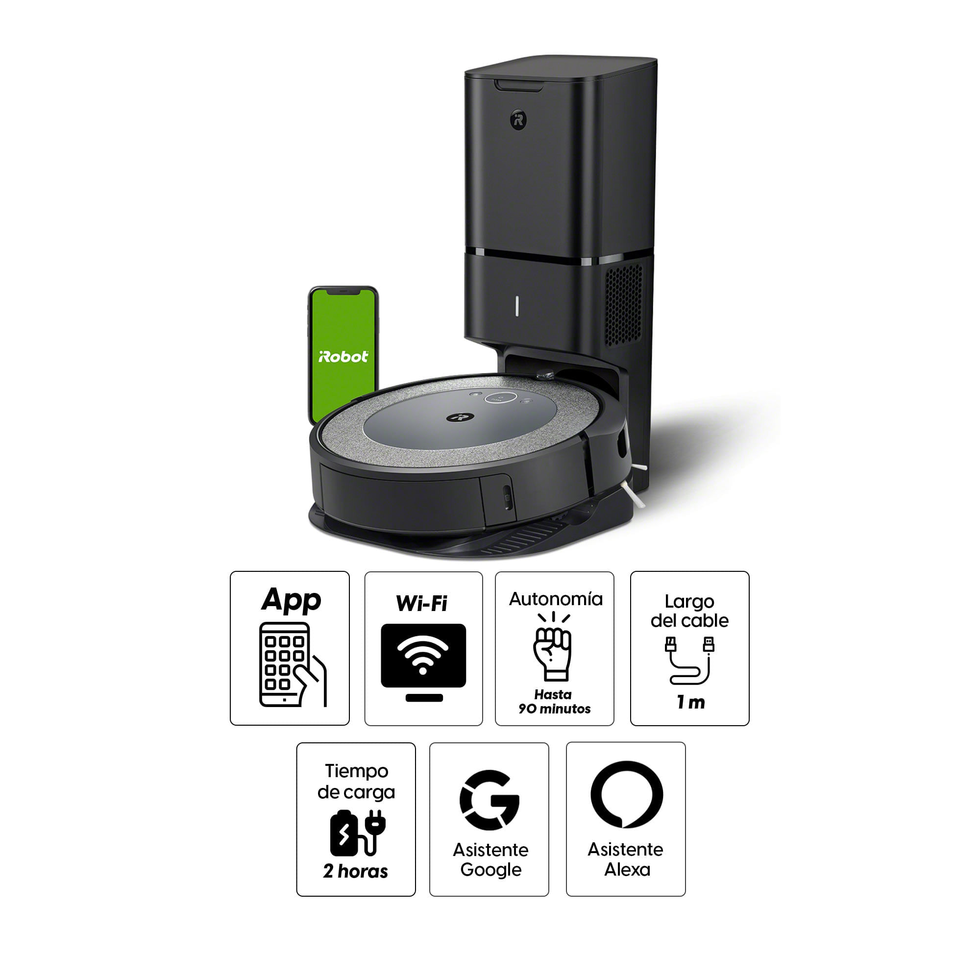 Imagen 2 del producto Reacondicionado: Aspiradora iRobot Roomba i3+  control Alexa o Google Assistant
