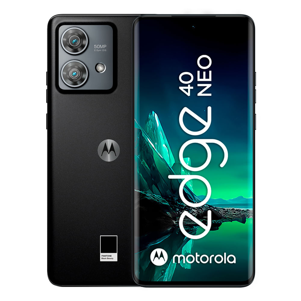 Imagen 2 del producto Celular Motorola Edge 40 Neo 256GB, 8GB RAM, cámara trasera 50MP y frontal 32MP, 6.55"", negro