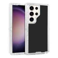 Case para Samsung S22 Ultra, protección 360, 3 capas de protección, negro