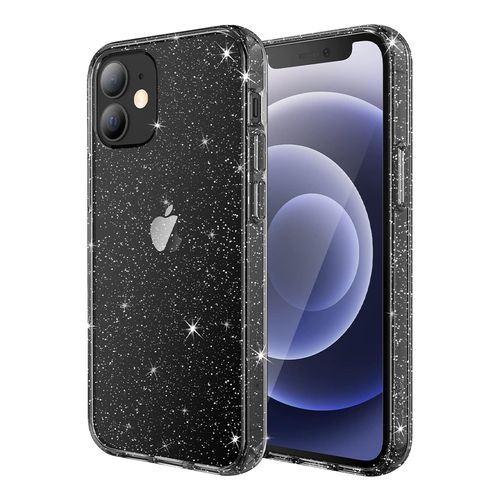 Case para iPhone 12 mini, amortiguador de choques, negro